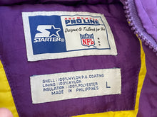 Load image into Gallery viewer, Vintage Minnesota Vikings Starter Parka Football Jacket, Size Large