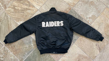 Load image into Gallery viewer, Vintage Los Angeles Raiders Starter Satin Football Jacket, Size XL