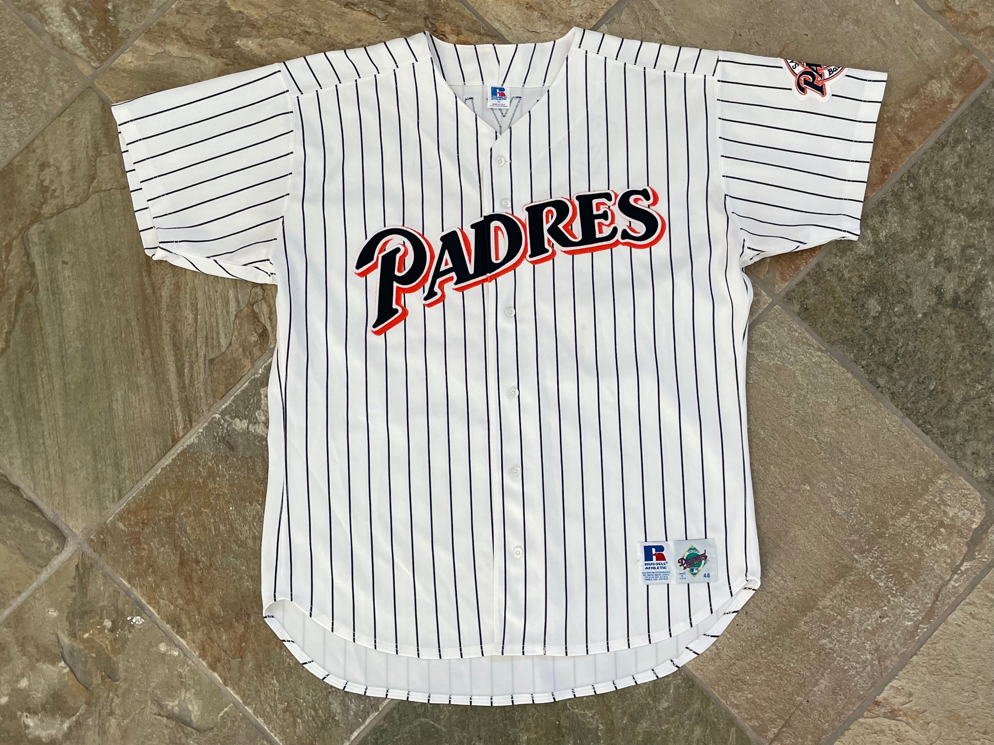 Vintage San Diego Padres Tony Gwynn Russell Baseball Jersey, Size 48, –  Stuck In The 90s Sports