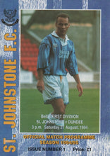 Load image into Gallery viewer, Vintage St. Johnstone F.C. Soccer Jersey, Size Large