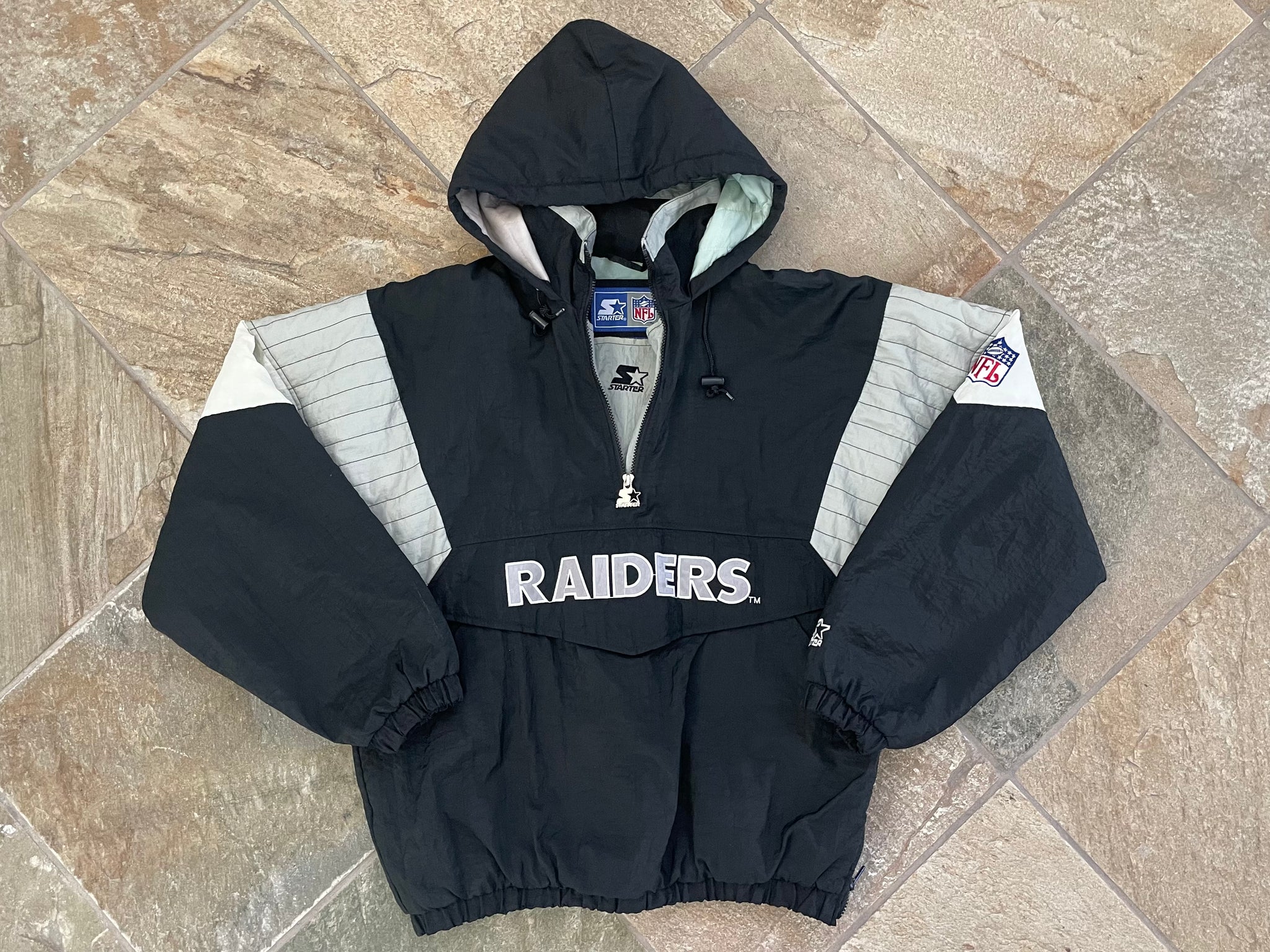 Vintage Los Angeles Raiders Starter Parka Football Jacket, Size Vintage Los Angeles Raiders Starter Parka Football Jacket, Size