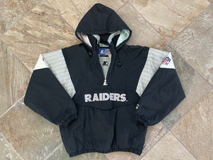 OAKLAND RAIDERS 90s VINTAGE COAT JACKET PARKA STARTER sz M