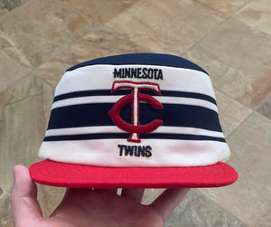 Vintage Minnesota Twins AJD Pill Box Snapback Baseball Hat