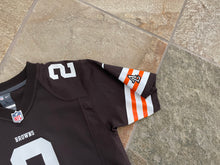 Load image into Gallery viewer, Cleveland Browns Johnny Manziel Nike Football Jersey, Size Youth Large, 14-16