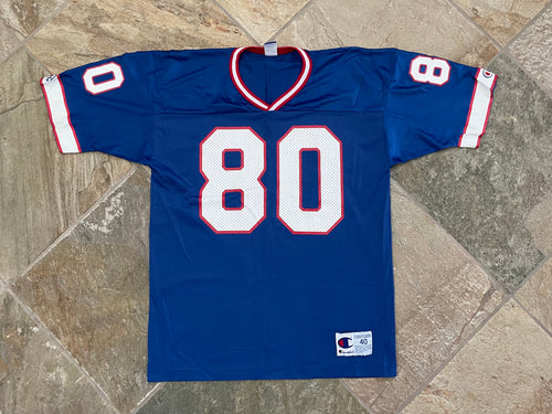 Vintage Buffalo Bills Eric Moulds Champion Football Jersey, Size 40, Medium