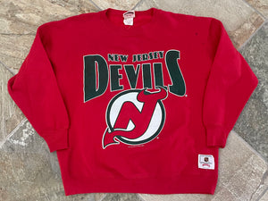 Vintage New Jersey Devils Nutmeg Hockey Sweatshirt, Size XL