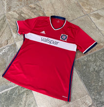Load image into Gallery viewer, Vintage Chicago Fire MLS Adidas Soccer Jersey, Size XL