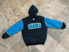 Load image into Gallery viewer, Vintage San Jose Sharks Starter Parka Hockey Jacket, Size Medium