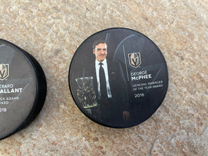 Las Vegas Golden Knights Commemorative Puck Lot of 5 ###