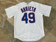 Load image into Gallery viewer, Chicago Cubs Jake Arrieta Majestic Baseball Jersey, Size Large