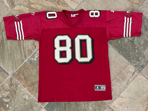 Vintage San Francisco 49ers Jerry Rice Starter Football Jersey, Size 52, XL