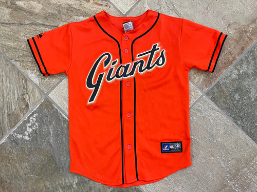 Vintage San Francisco Giants Majestic Baseball Jersey, Size Youth Medium, 10-12