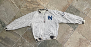 Vintage New York Yankees Mirage Pinstripe Baseball Jacket, Size Large
