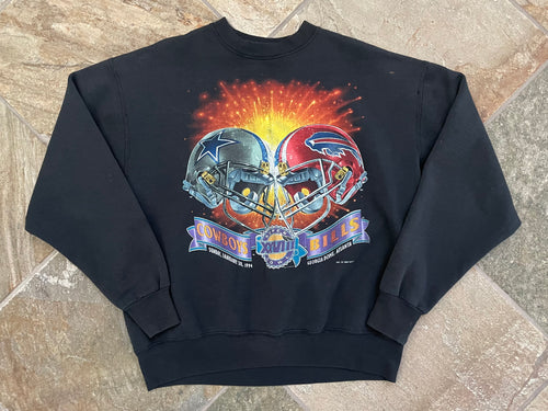Vintage Buffalo Bills Super Bowl XXVII Salem Football Sweatshirt, Size XL