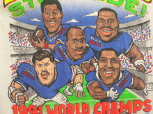Load image into Gallery viewer, Vintage Buffalo Bills 1991 World Champs Phantom Football TShirt, Size Medium