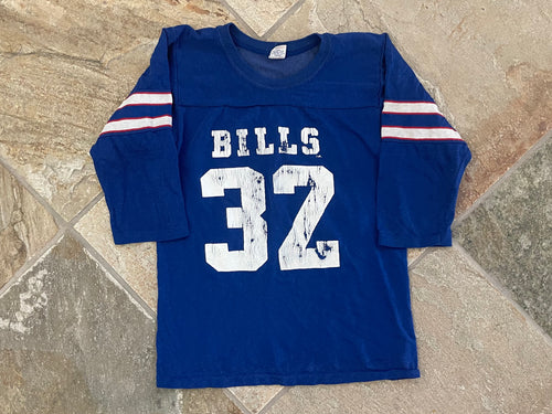 Vintage Buffalo Bills OJ Simpson Rawlings Jersey Football TShirt, Size Youth Medium, 10-12