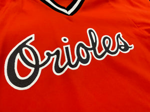 Vintage Baltimore Orioles Sand Knit Baseball Jersey, Size Youth Large, 8-10