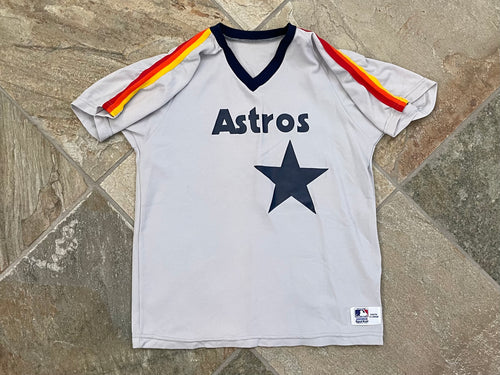 Vintage Houston Astros Sand Knit Baseball Jersey, Size Youth XL, 12-14