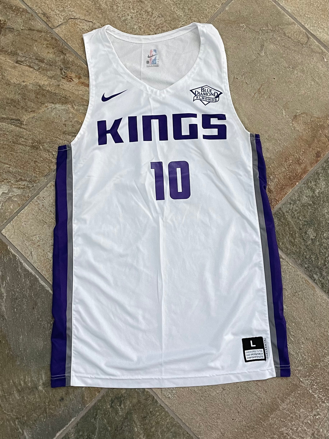 Sacramento Kings Frank Mason III Game Worn Nike Basketball Jersey, Size Large