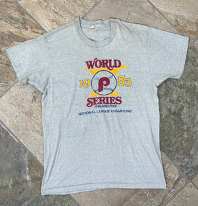 Vintage Philadelphia Phillies 1983 World Series Baseball TShirt, Size XL