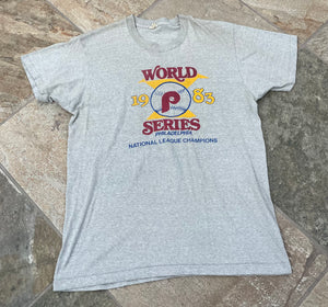 Vintage Philadelphia Phillies 1983 World Series Baseball TShirt, Size XL