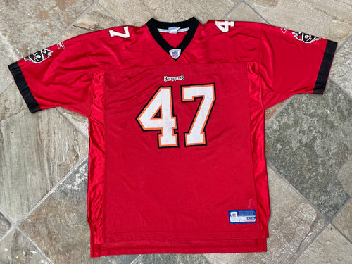 Vintage Tampa Bay Buccaneers John Lynch Reebok Football Jersey, Size XXL