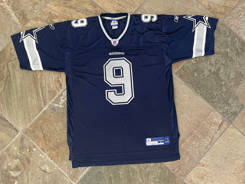 Vintage Dallas Cowboys Tony Romo Reebok Football Jersey, Size Large