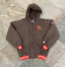 Load image into Gallery viewer, Vintage Cleveland Browns Starter Parka Football Jacket, Size Small