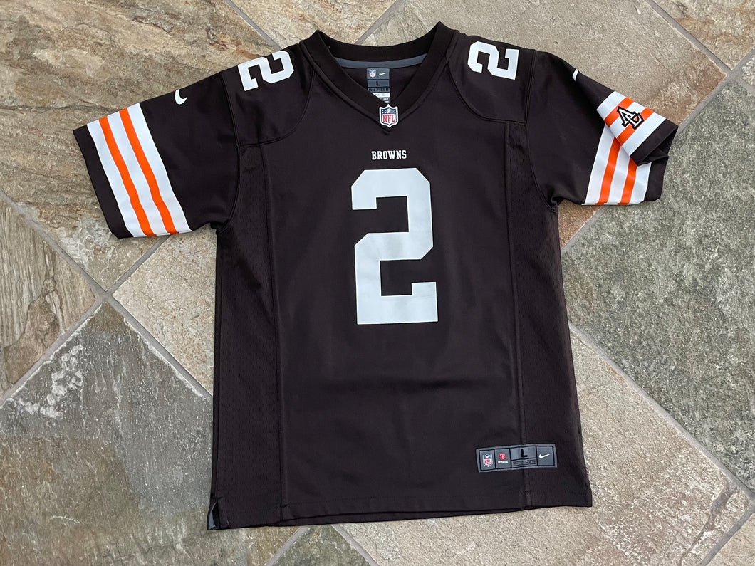 Cleveland Browns Johnny Manziel Nike Football Jersey, Size Youth Large, 14-16