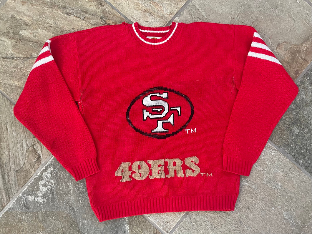 Vintage San Francisco 49ers Sweater Football Sweatshirt, Size Youth Large