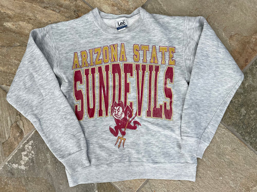 Vintage Arizona State Sun Devils Lee College Sweatshirt, Size Small