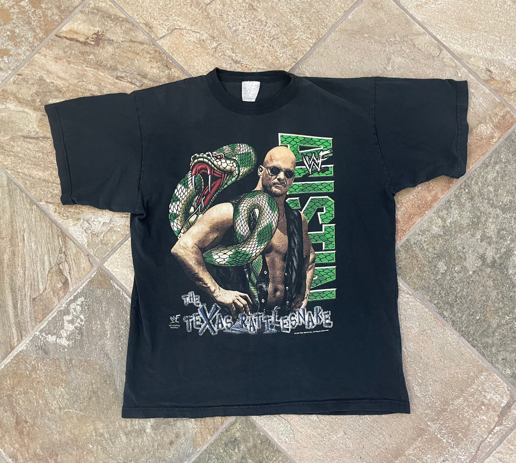 Vintage WWF WWE Stone Cold Steve Austin Wrestling TShirt, Size Youth XL, 18-20