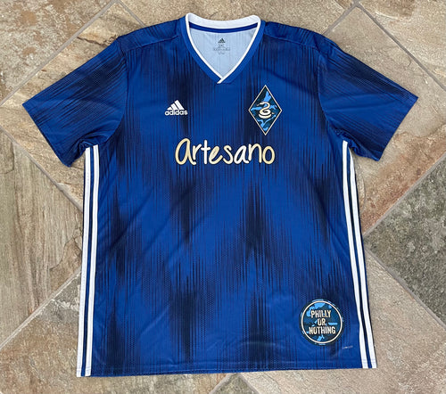 Philadelphia Union Adidas Artesano MLS Soccer Jersey, Size XXL