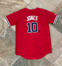 Load image into Gallery viewer, Vintage Atlanta Braves Chipper Jones Majestic Baseball Jersey, Size Youth, XL, 18-20