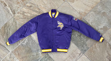 Load image into Gallery viewer, Vintage Minnesota Vikings Starter Satin Football Jacket, Size Large