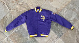 Vintage Minnesota Vikings Starter Satin Football Jacket, Size Large