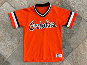 Vintage Baltimore Orioles Sand Knit Baseball Jersey, Size Youth Medium, 8-10