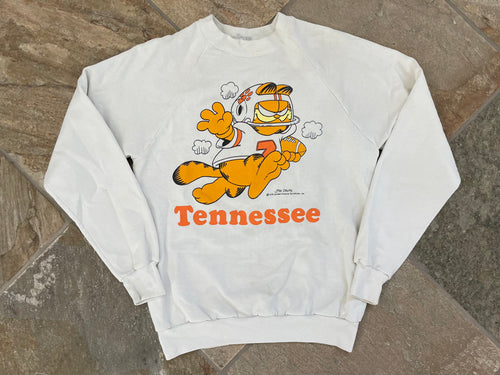 Vintage Tennessee Volunteers Garfield Football College Sweatshirt, Size Medium