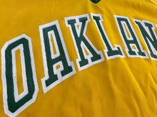 Load image into Gallery viewer, Vintage Oakland Athletics Sand Knit Baseball Jersey, Size Youth Large, 10-12