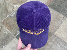 Load image into Gallery viewer, Vintage Minnesota Vikings Sports Specialties Script Corduroy Strapback Football Hat