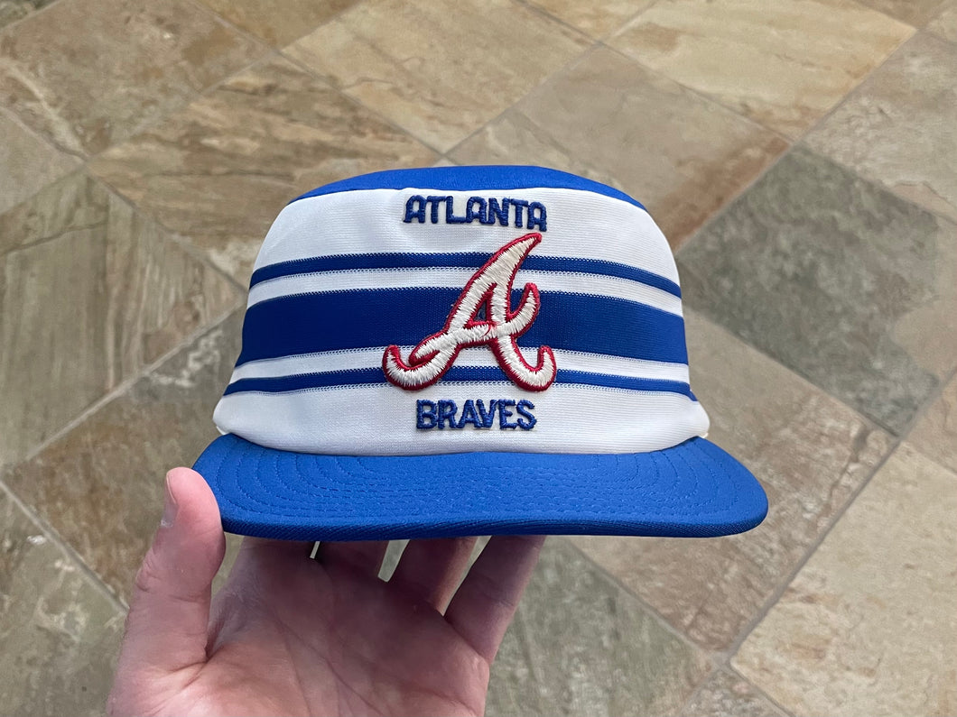 Vintage Atlanta Braves AJD Pill Box Snapback Baseball Hat