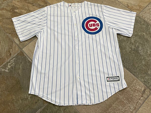 Chicago Cubs Addison Russell Majestic Baseball Jersey, Size Large