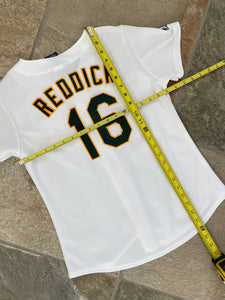 Josh Reddick Oakland Athletics Majestic MLB home jersey Women sz L 6703 A's