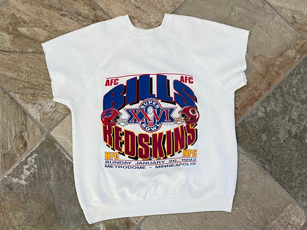Vintage Buffalo Bills Super Bowl XXVI Football Sweatshirt, Size Medium