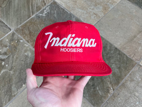 Vintage Indiana Hoosiers Sports Specialties Script Snapback College Hat
