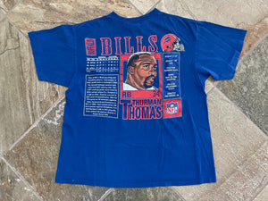 Nutmeg Mills Buffalo Bills Thurman Thomas Tshirt Mens XL Black NFL Vintage