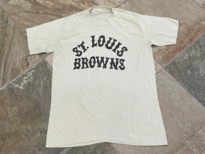 Vintage St. Louis Browns Baseball TShirt, Size Medium