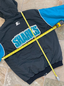 Vintage San Jose Sharks Starter Parka Hockey Jacket, Size Medium