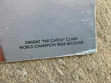 Load image into Gallery viewer, Vintage San Francisco 49ers Dwight Clark Adidas Autographed Poster