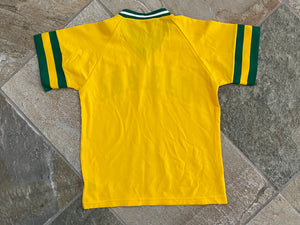 Vintage Oakland Athletics Sand Knit Baseball Jersey, Size Youth Large, 10-12